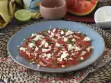 Receita Carpaccio de melancia: um frescor inesquecível!