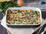 Receita Crinkle cake de tortilhas, recheado com presunto, espinafre e mussarela