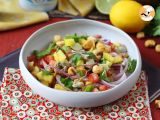 Receita Ceviche exótico com berbigão, manga e abacate