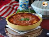 Receita Nhoque gratinado de tomate e mussarela, o famoso nhoque alla sorrentina feito no forno!