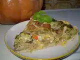 Receita Quiche de bróculos e salsichas- desejo de rita palita