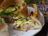 Receita Quiche rústica com crosta de tortilha: leve, crocante e irresistível