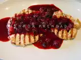 Receita Peito de frango com molho agridoce de framboesas frescas*