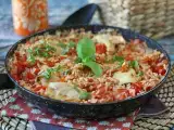 Receita Arroz de tomate e frango