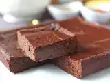 Receita Brownie proteico de chocolate e feijão-vermelho