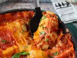 Receita Lasanha de frigideira com carne moída
