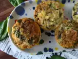 Receita Muffins de ovo com queijo cottage e espinafre na air fryer