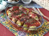 Receita Rolinhos de couve-lombarda recheados com arroz e cogumelos