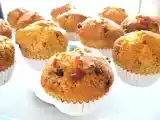 Receita Muffins com pepitas de chocolate preto e branco