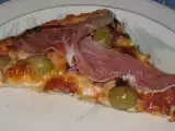Receita Pizza de peru defumado, presunto e mozzarella