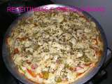 Receita Pizza de abobrinha