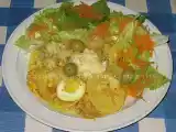 Receita Bacalhau com legumes no forno