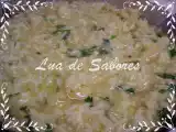 Receita Risotto de peixe com camarão