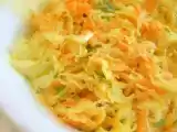 Receita Salada de repolho e cenoura