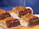 Receita Pecan squares- quadrados de noz pecan