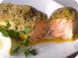 Receita Lombo de salmão no forno com mel e mostarda
