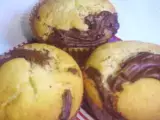 Receita Muffins de baunilha e nutella