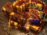 Receita Bolo de abóbora com calda de chocolate