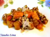 Receita Thanksgiving e cassarola de batata doce e maçã