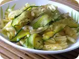 Receita Cavatelli com cebolas caramelizadas e courgette