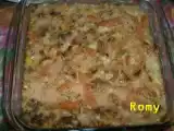 Receita Carne picada e legumes gratinados