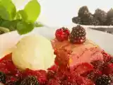 Receita Brownie de frutas vermelhas
