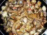 Receita Tiras de novilho com amêijoas