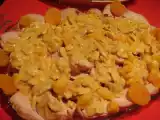 Receita Peito de peru ao molho de amêndoas e damasco