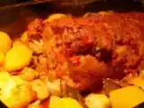 Receita Carne assada com castanhas