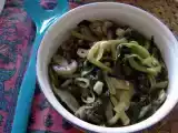 Receita Couves pak choi com cebolas novas e cogumelos