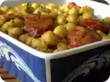 Receita Grão-de-bico com chouriço