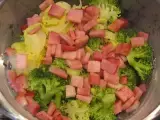 Receita Legumes e bacon gratinados