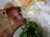 Receita Bistecas suínas com couve refogada