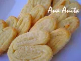 Receita Biscoitos palmier