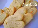 Receita Biscoitos palmier
