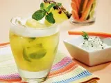 Receita Drink de abacaxi com hortelã