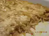 Receita Bacalhau com molho de tomate e molho bechamel