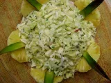 Receita Salada de repolho e abacaxi