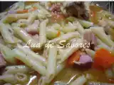 Receita Frango guisado com macarronete