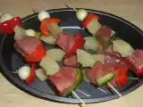 Receita Espetadas de novilho com ananás