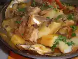Receita Cataplana bacalhau com mexilhões