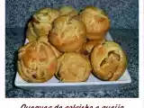 Receita Queques de salsicha e queijo