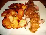Receita Bife de porco com maçã e creme de mostarda