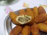 Receita Bolinho de batata recheado com carne moida