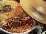 Receita Empadão de esparguete