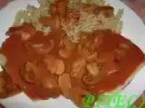 Receita Hambúrgueres com molho de tomate e cogumelos