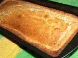Receita My nan's lemon drizzle cake / bolo húmido de limão e amêndoa