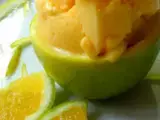 Receita Sorvete de manga com laranja