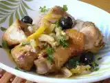 Receita Frango com limão em conserva