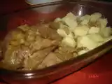 Receita Iscas de porco com cebolada